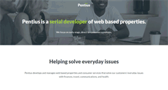Desktop Screenshot of pentius.com