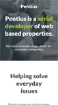 Mobile Screenshot of pentius.com